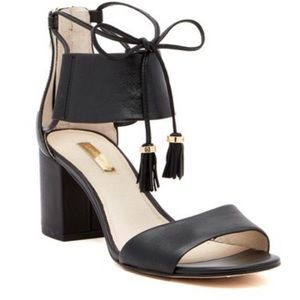 Louise et Cie Keegan Sandal- Block Heel Ankle Ties